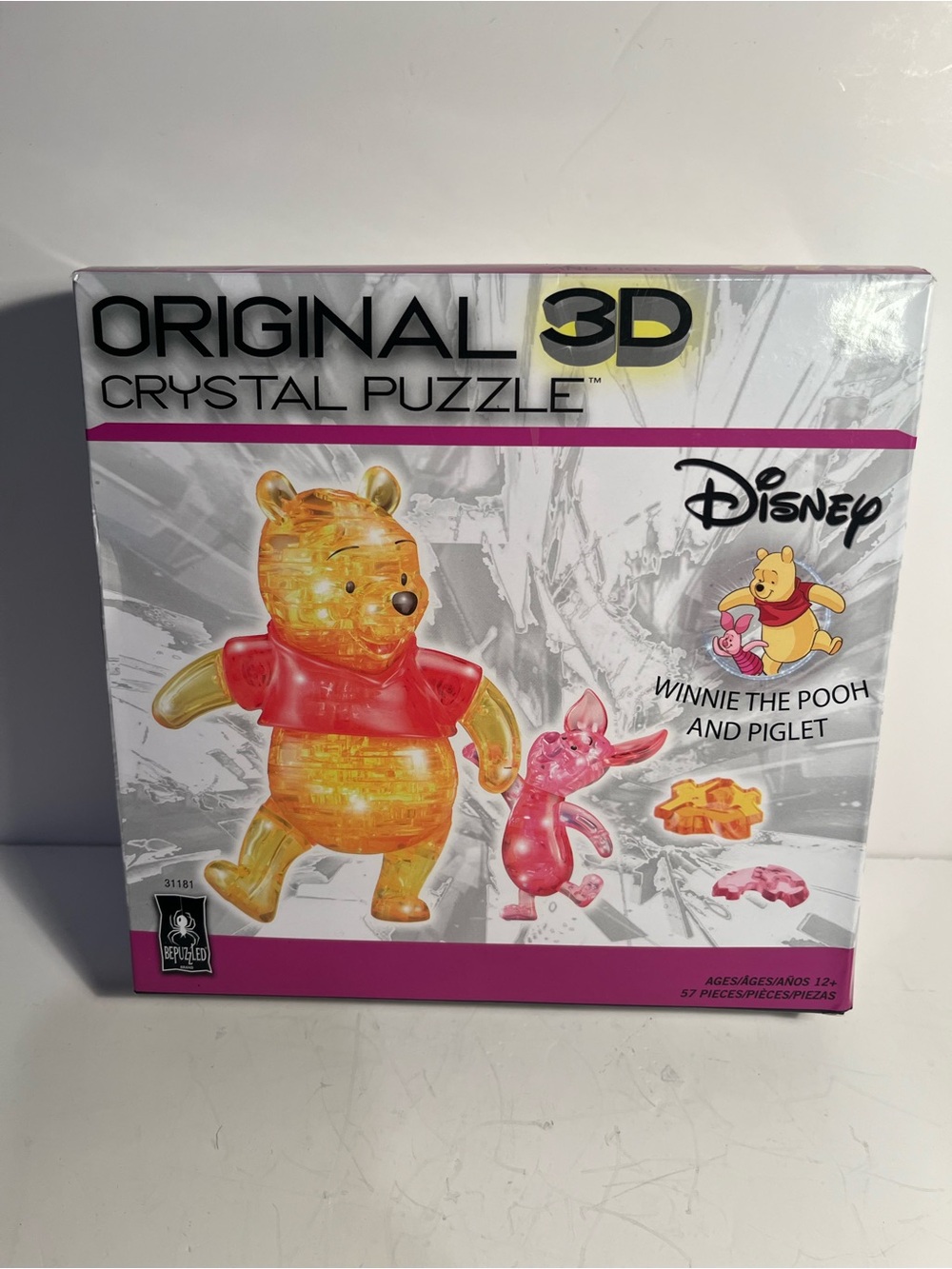 Disney Winnie the Pooh & Piglet Original 3D Crystal Puzzle -